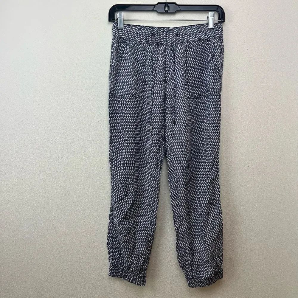 Gap Polka dot Navy Relaxed Fit Summer Pants XS